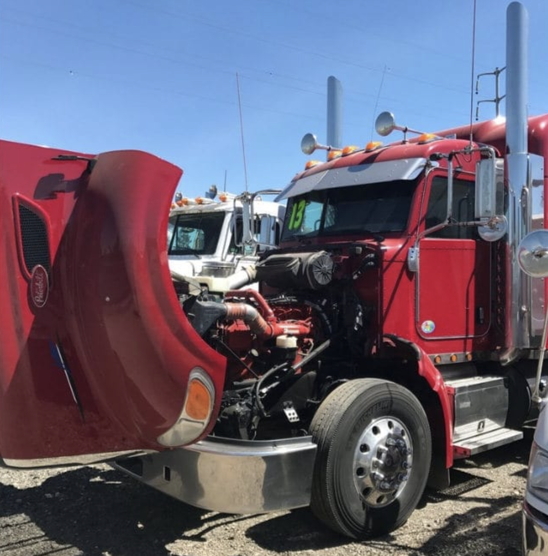 this image shows truck repair in St. Louis, MO